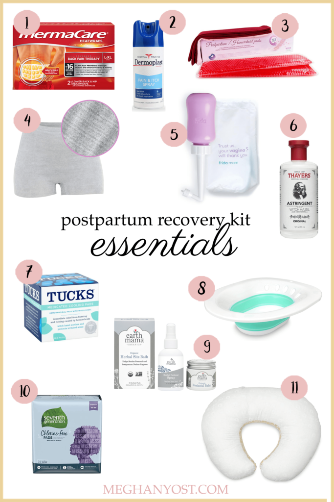 Postpartum Recovery Kit Essentials - Meghan Yost